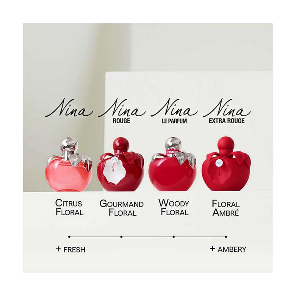 Shop Nina Ricci Nina Rouge Eau De Toilette Spray (80ml) from Beautiful